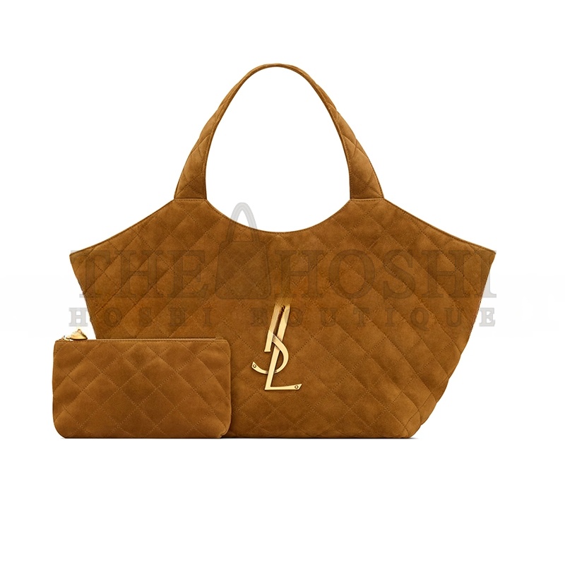Y51 ICARE MEDIUM IN QUILTED SUEDE 858191AAF9P2916 (31*28*15cm) Master Quality